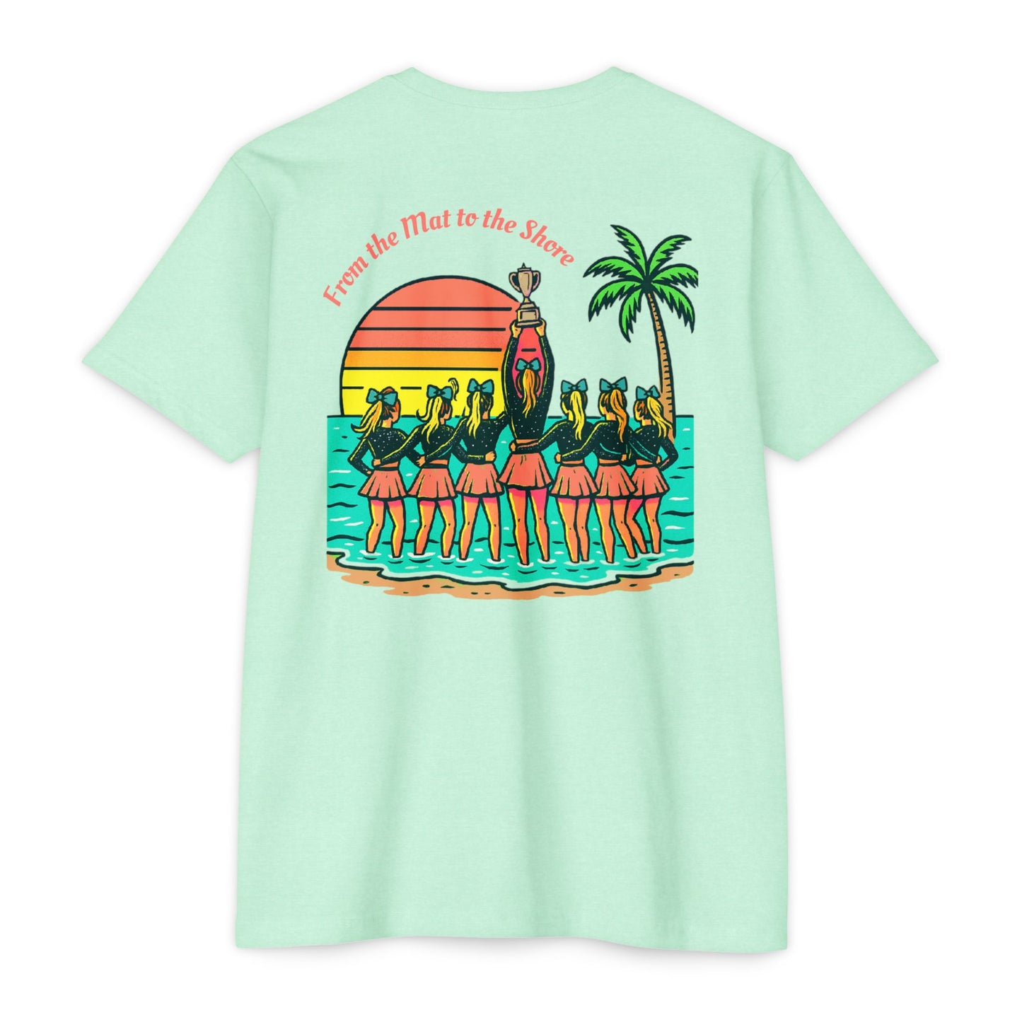 SB Cheer Line From the Mat to the Shore Tee