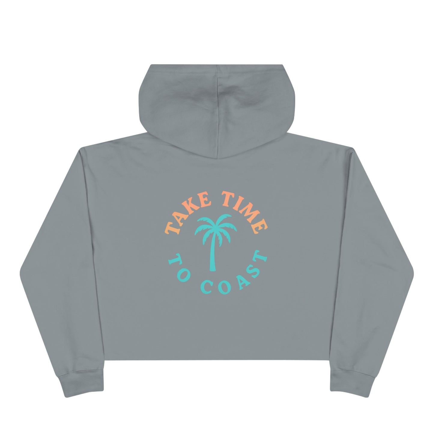 SB Cheer Line Take Time to Coast Crop Hoodie