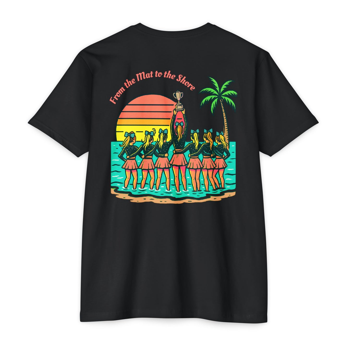 SB Cheer Line From the Mat to the Shore Tee