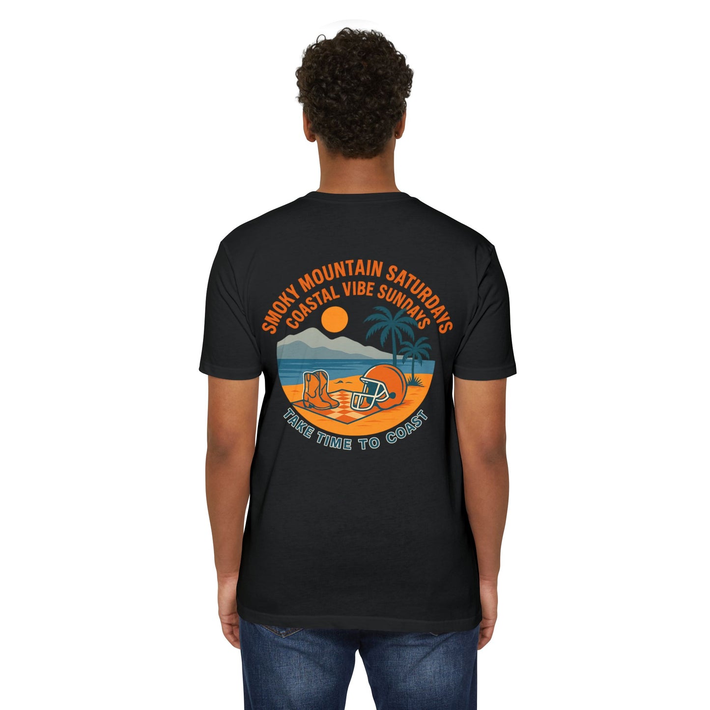 SB Sports Line Orange and Smoke Coastline Tee