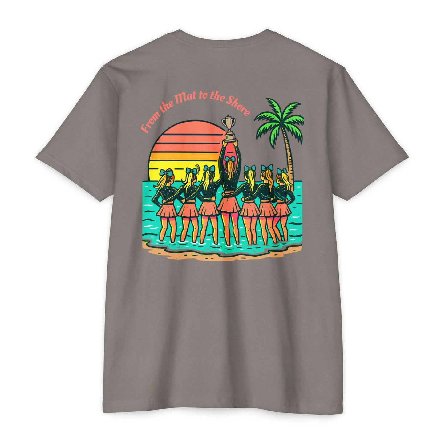 SB Cheer Line From the Mat to the Shore Tee