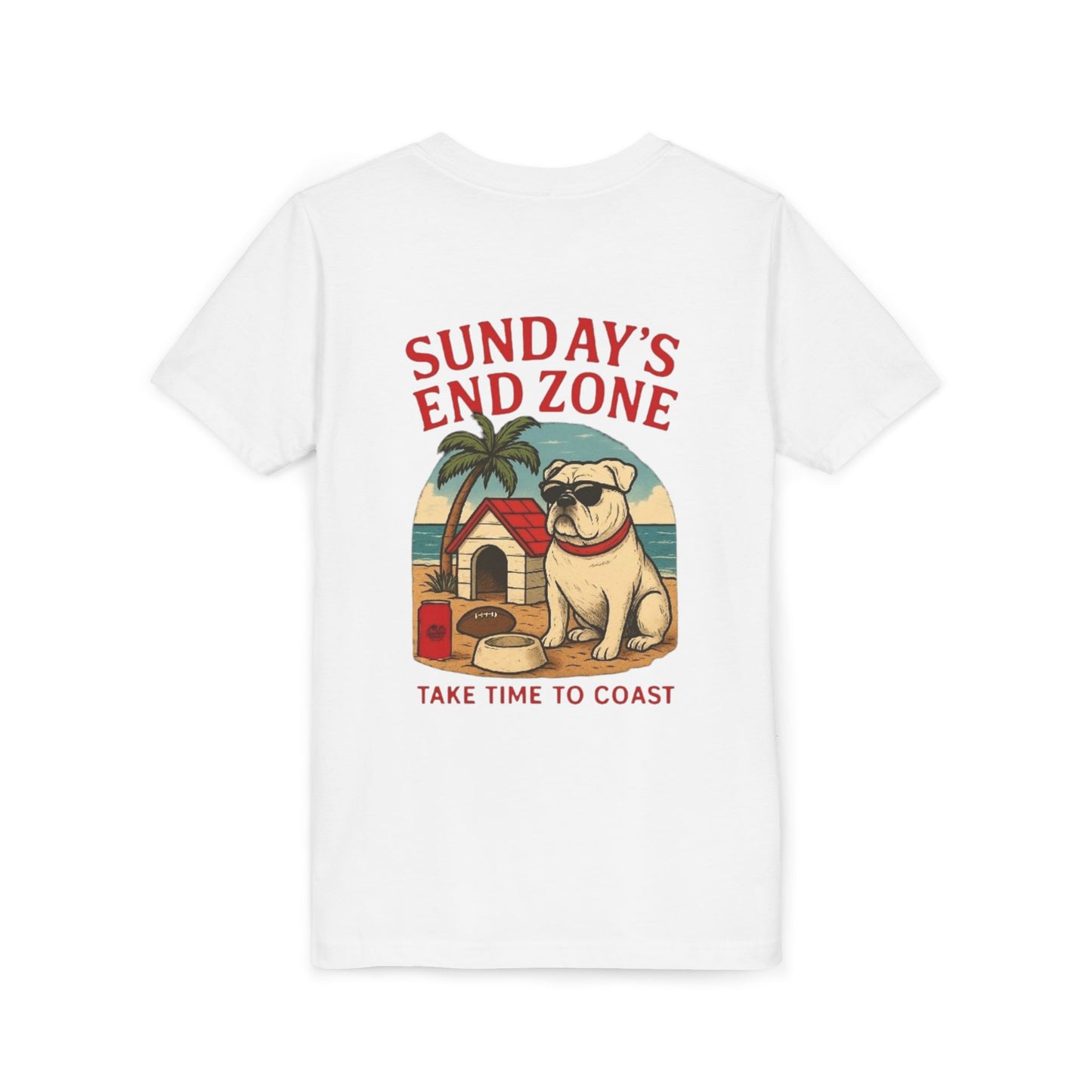 Youth SB Sports Line Sundays Endzone Tee