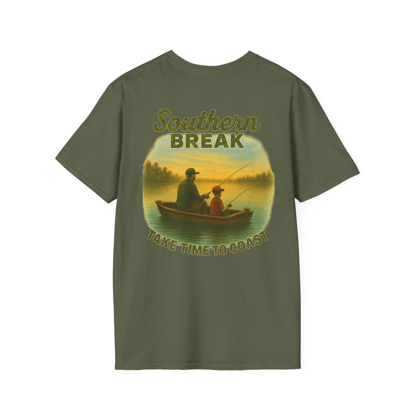 SB Southern Line Father Son Fishing Tee