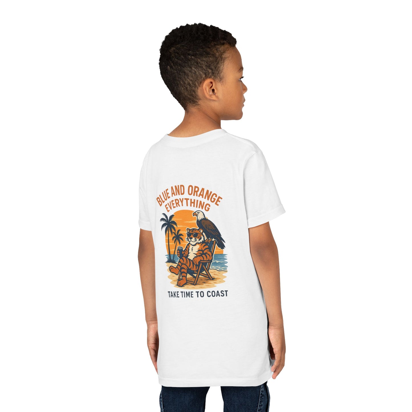 Youth SB Sports Line Blue and Orange Everything Tee
