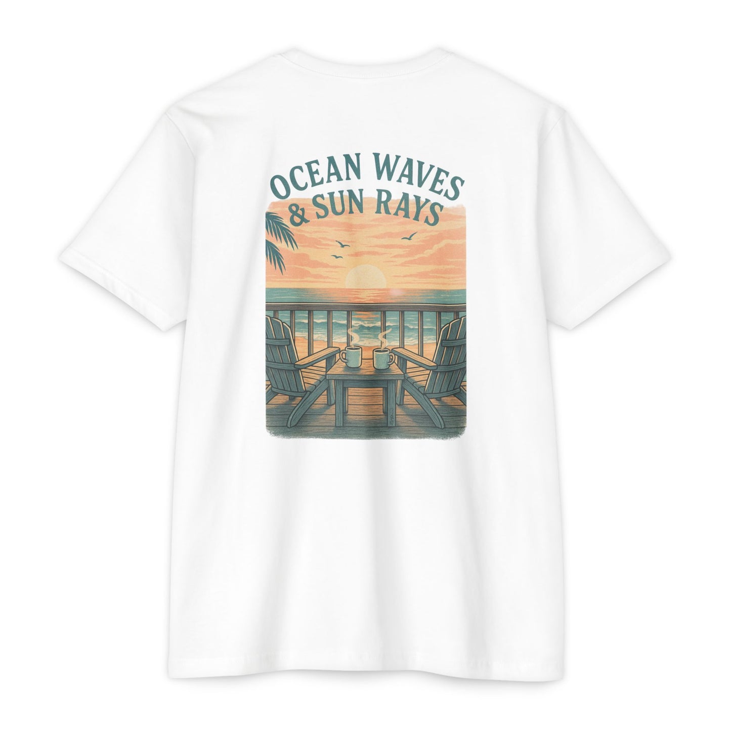 SB OG Ocean Waves and Sun Rays Tee