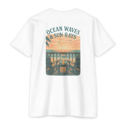 SB OG Ocean Waves and Sun Rays Tee