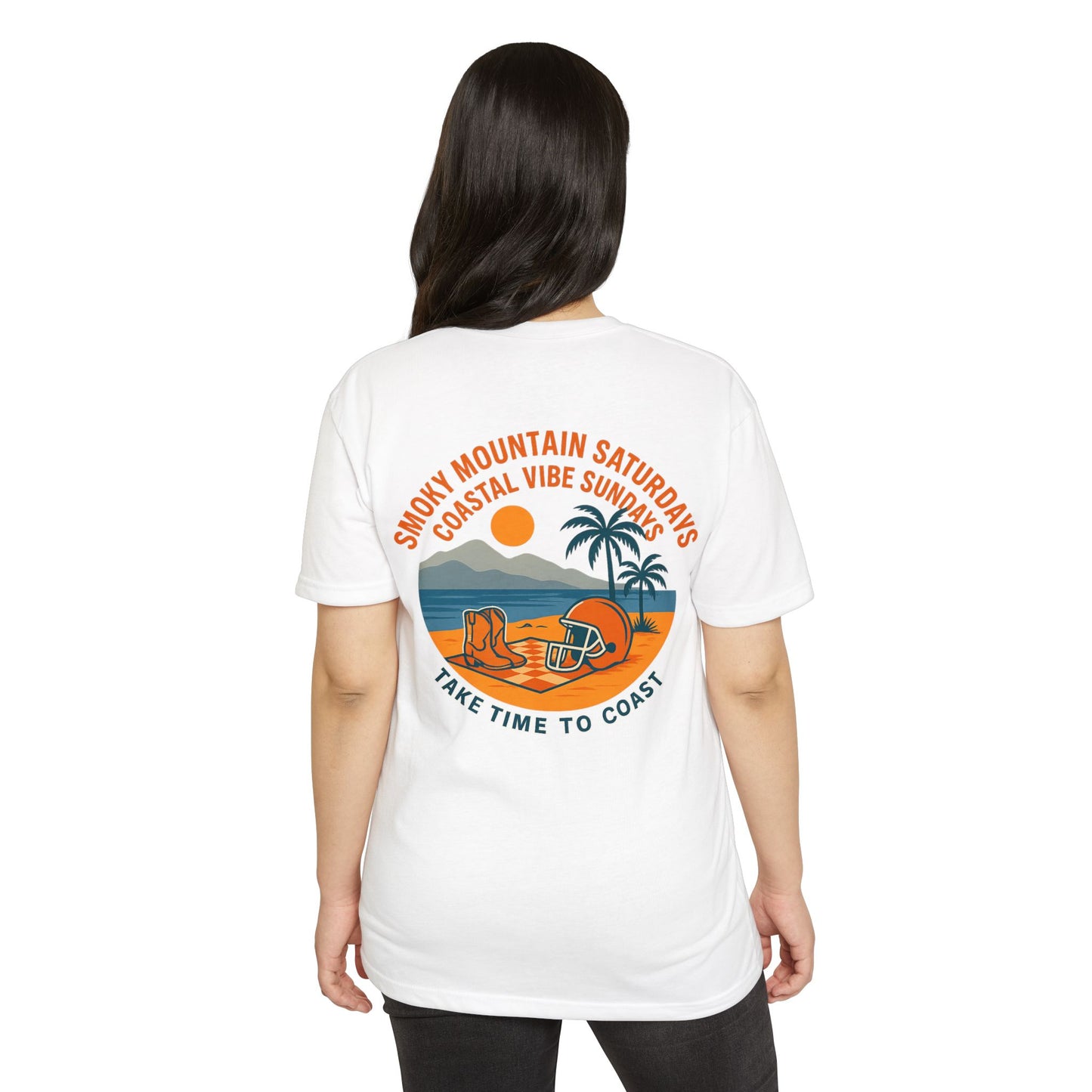 SB Sports Line Orange and Smoke Coastline Tee