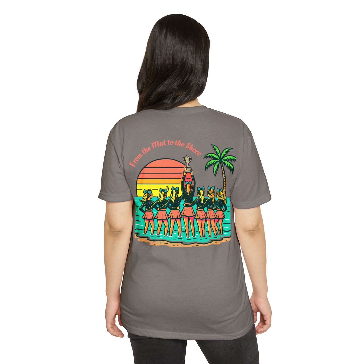 SB Cheer Line From the Mat to the Shore Tee