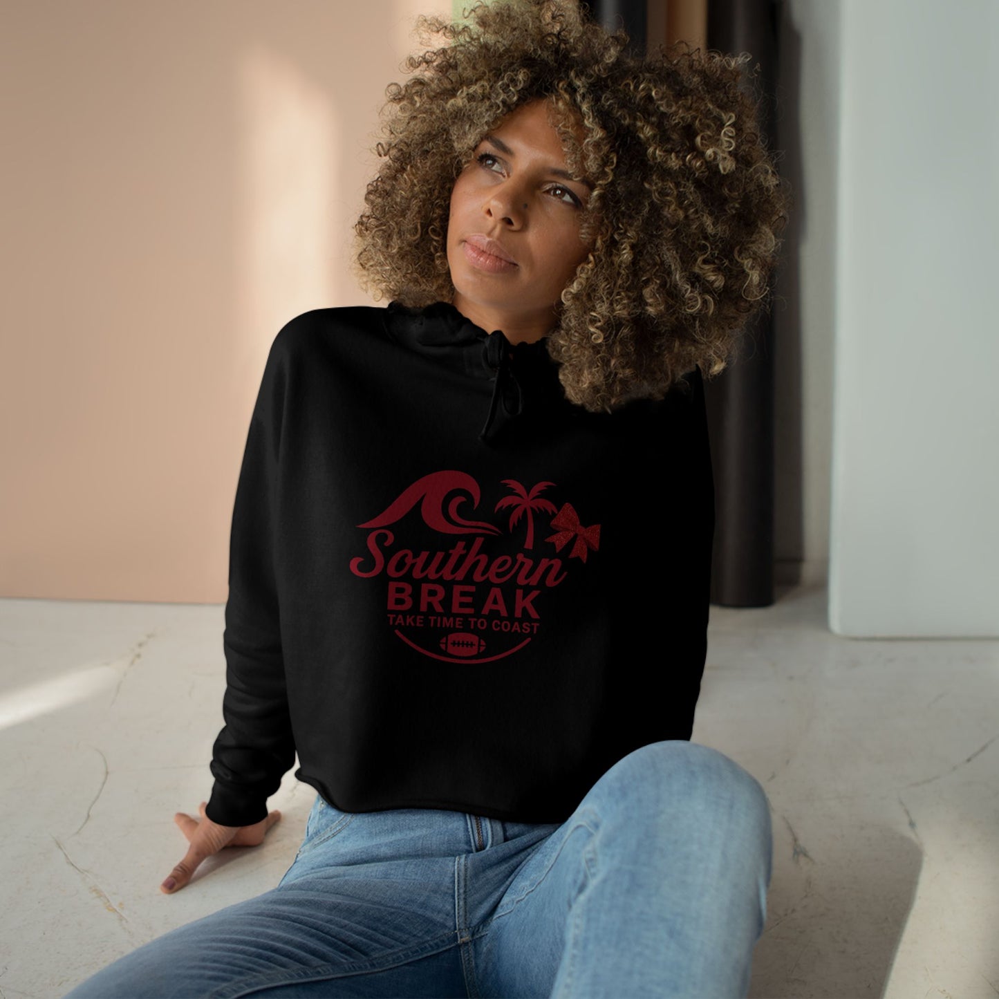 SB Sports Line Crimson Edition Crop Hoodie