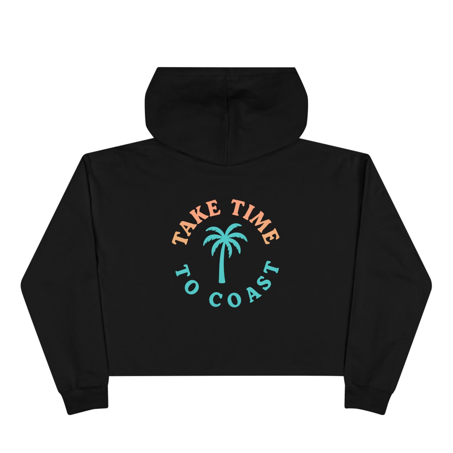 SB Cheer Line Take Time to Coast Crop Hoodie