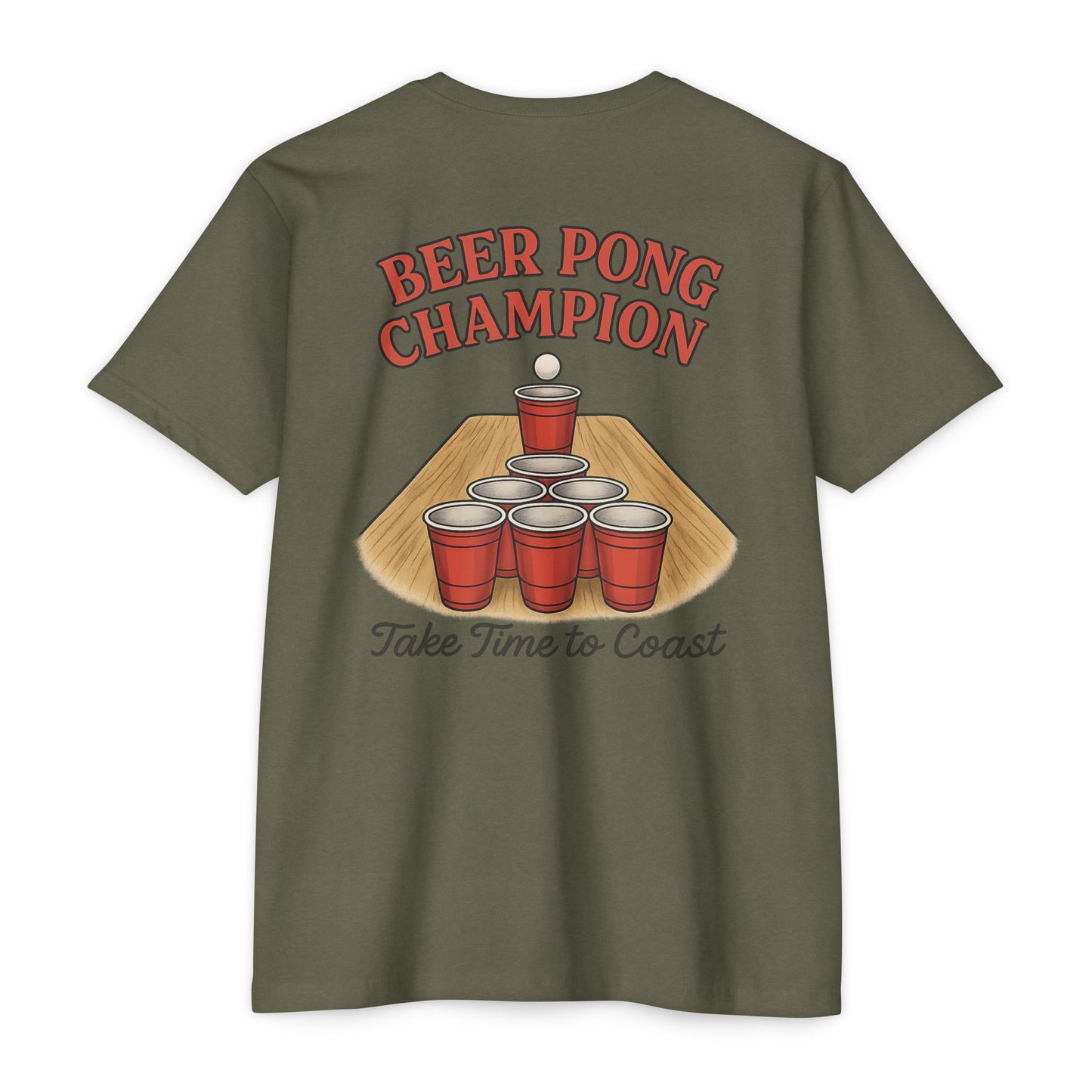 SB College Years Line Beer Pong Champion Tee