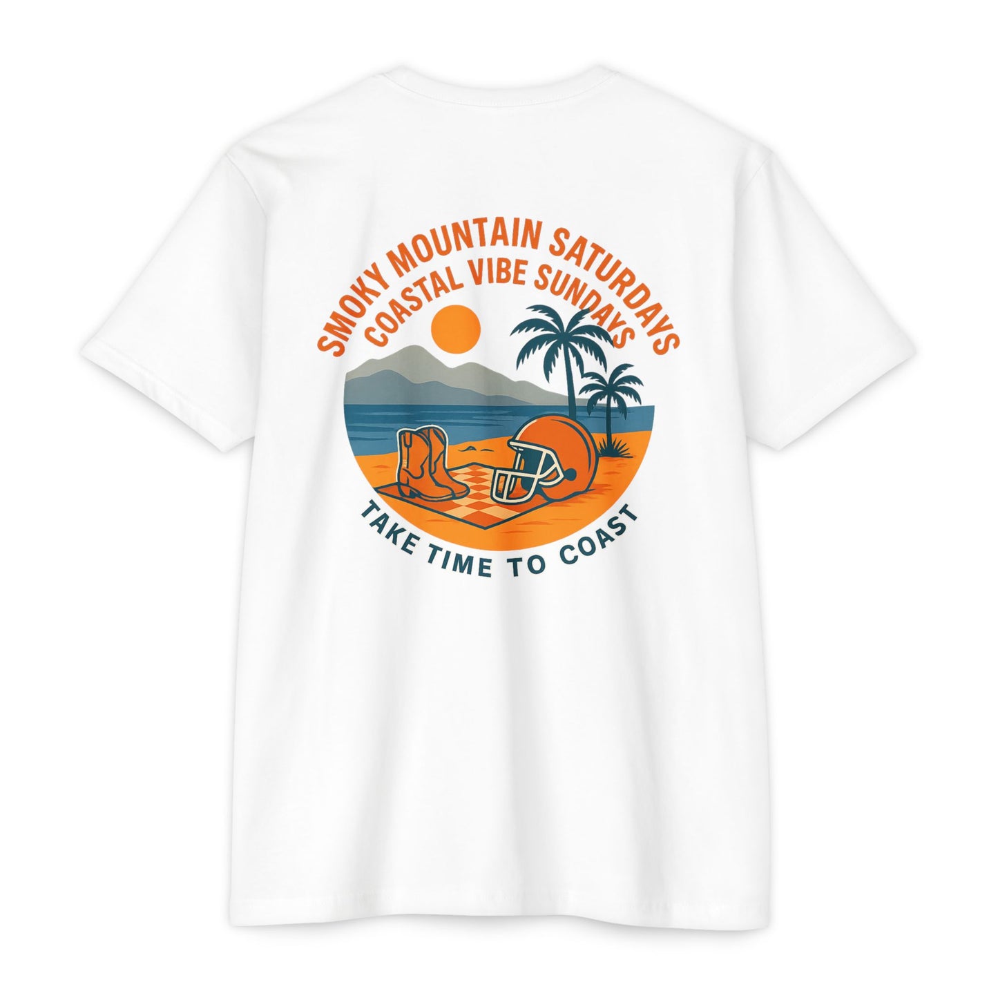 SB Sports Line Orange and Smoke Coastline Tee