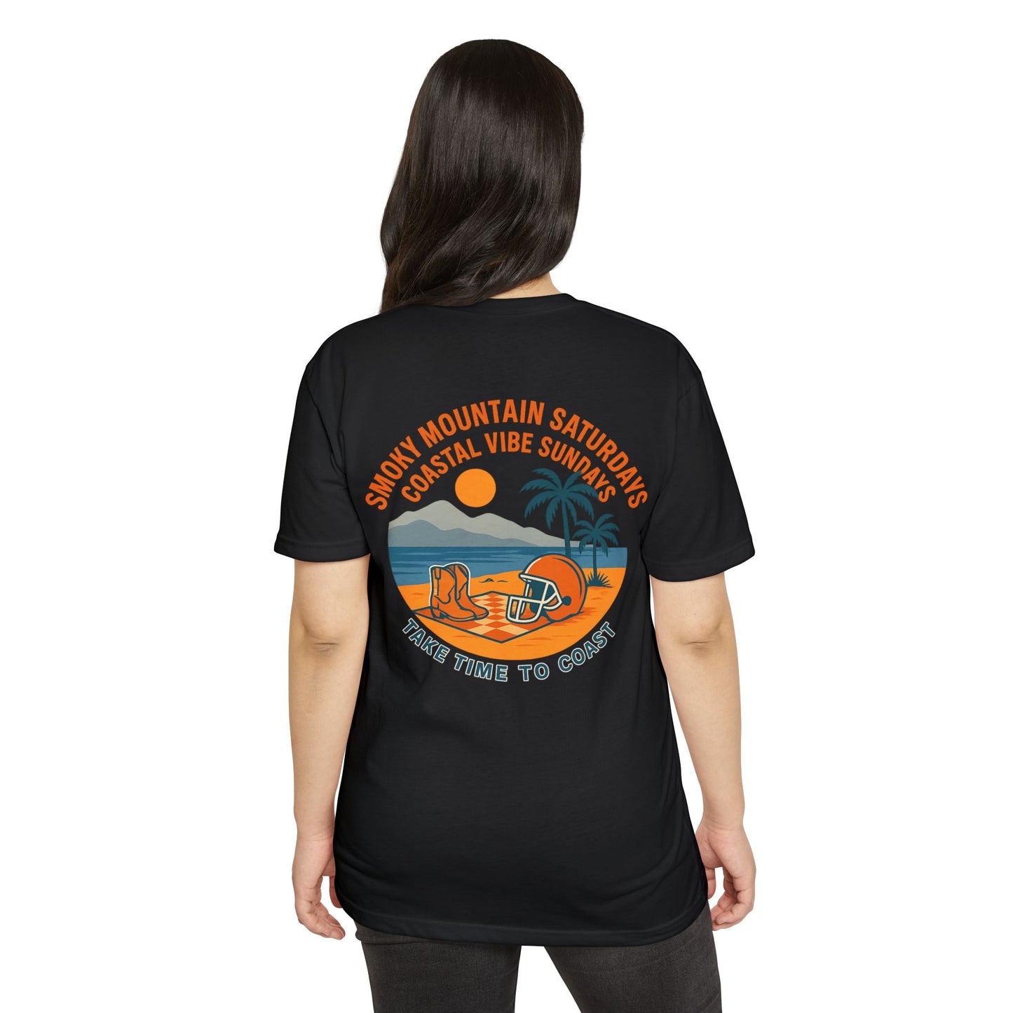 SB Sports Line Orange and Smoke Coastline Tee