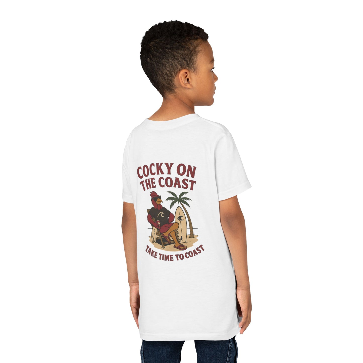 Youth SB Sports Line Cocky on the Coast Tee