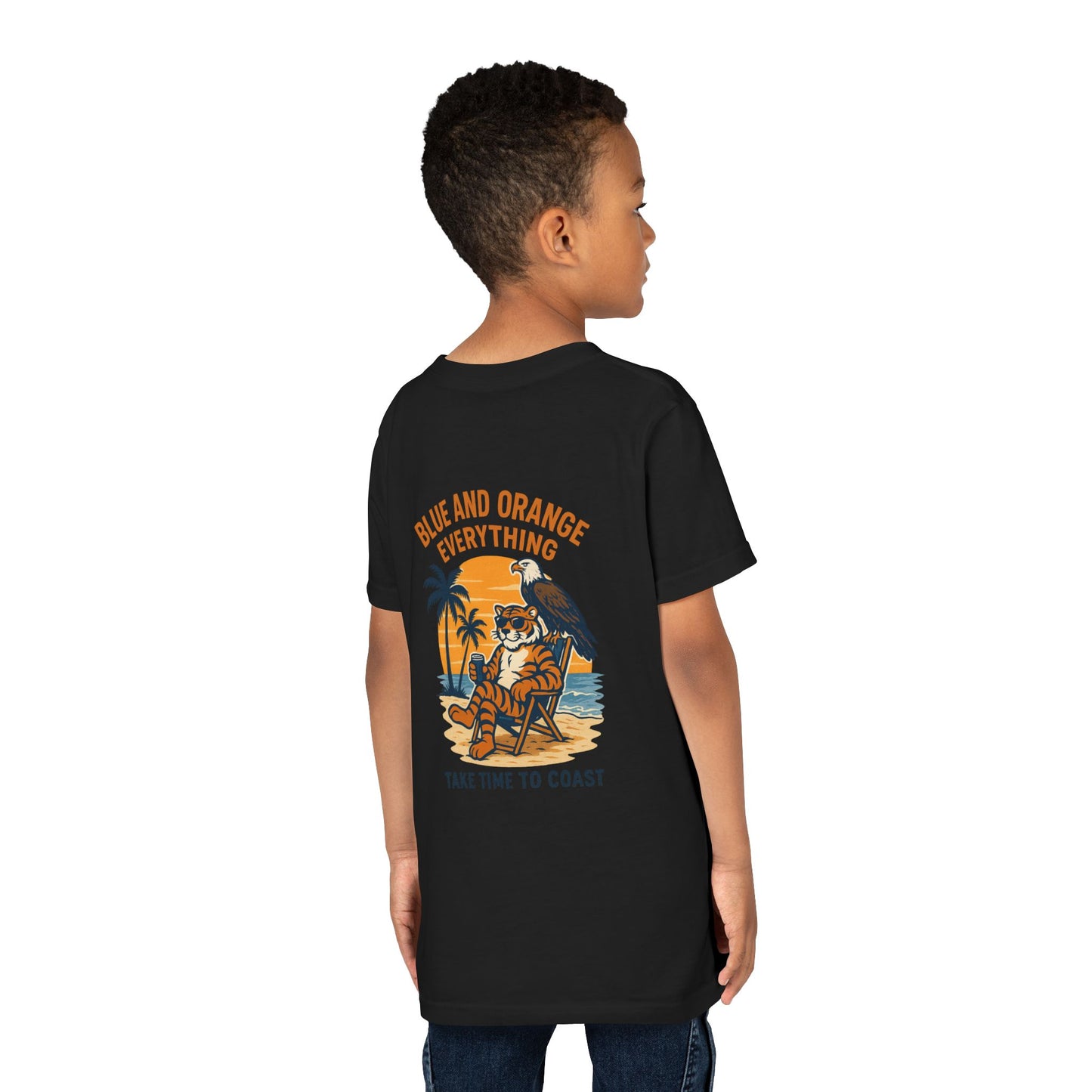 Youth SB Sports Line Blue and Orange Everything Tee