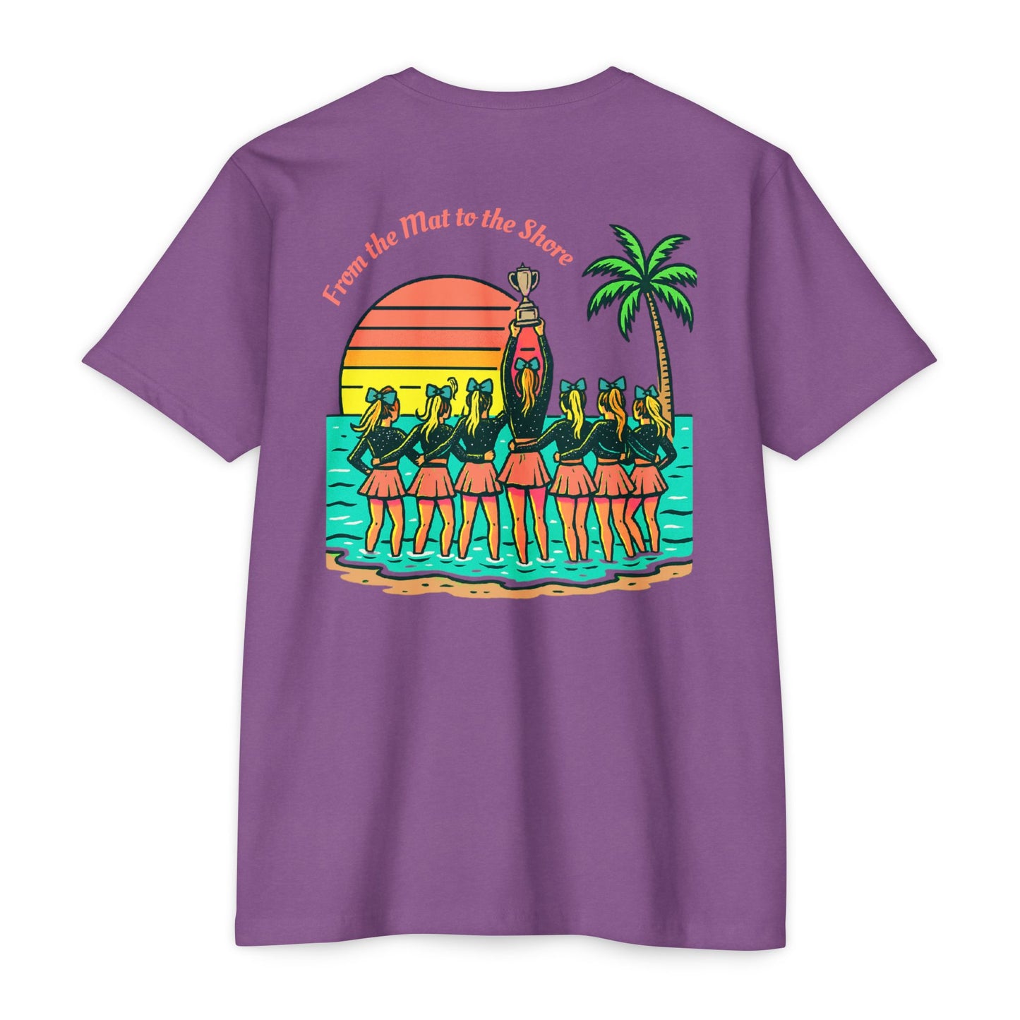 SB Cheer Line From the Mat to the Shore Tee