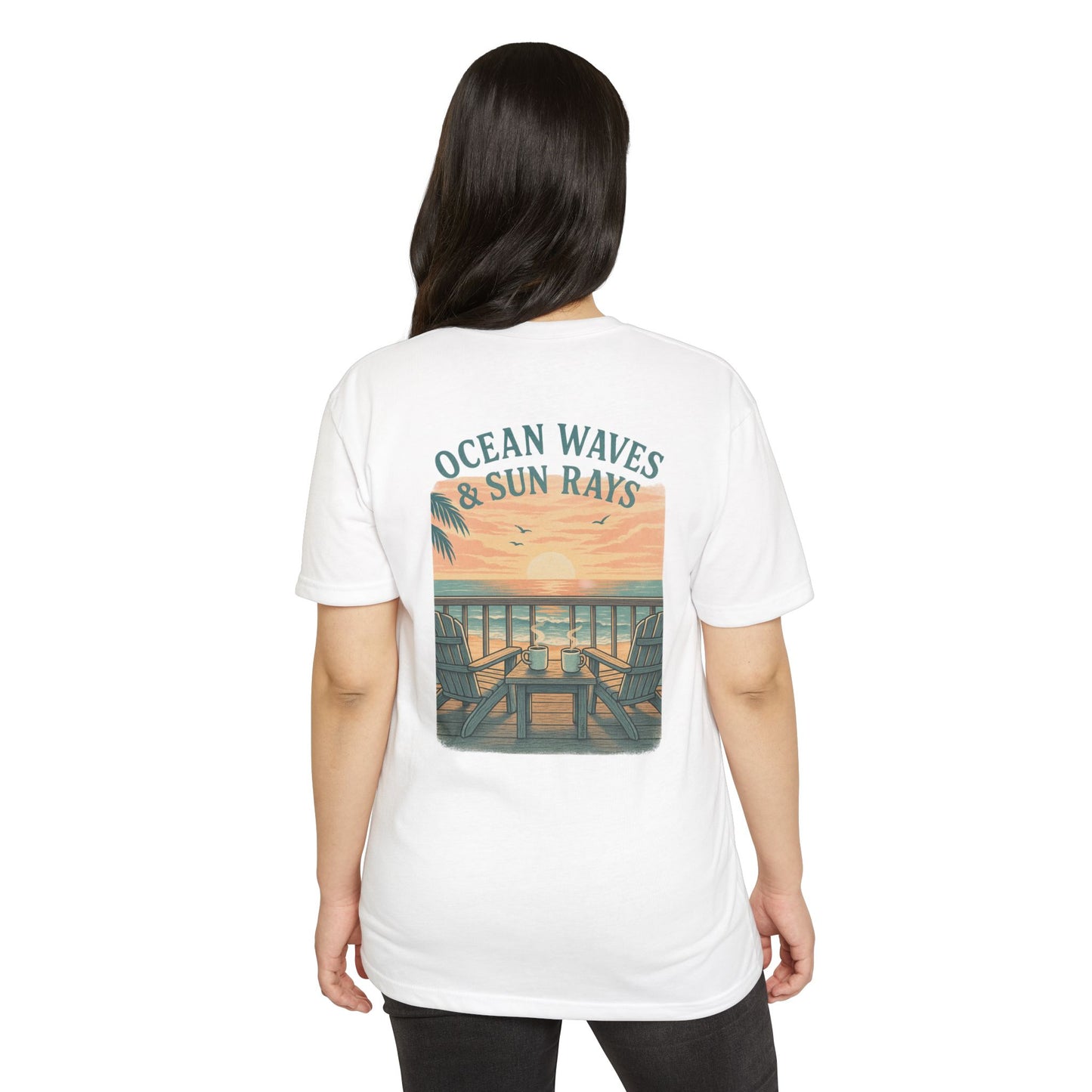SB OG Ocean Waves and Sun Rays Tee