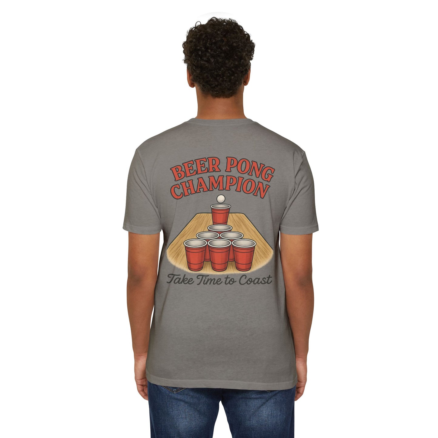 SB College Years Line Beer Pong Champion Tee