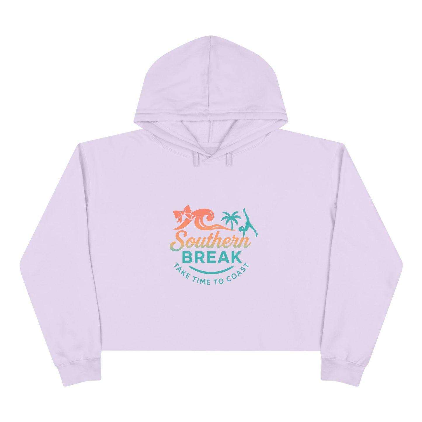 SB Cheer Line Take Time to Coast Crop Hoodie
