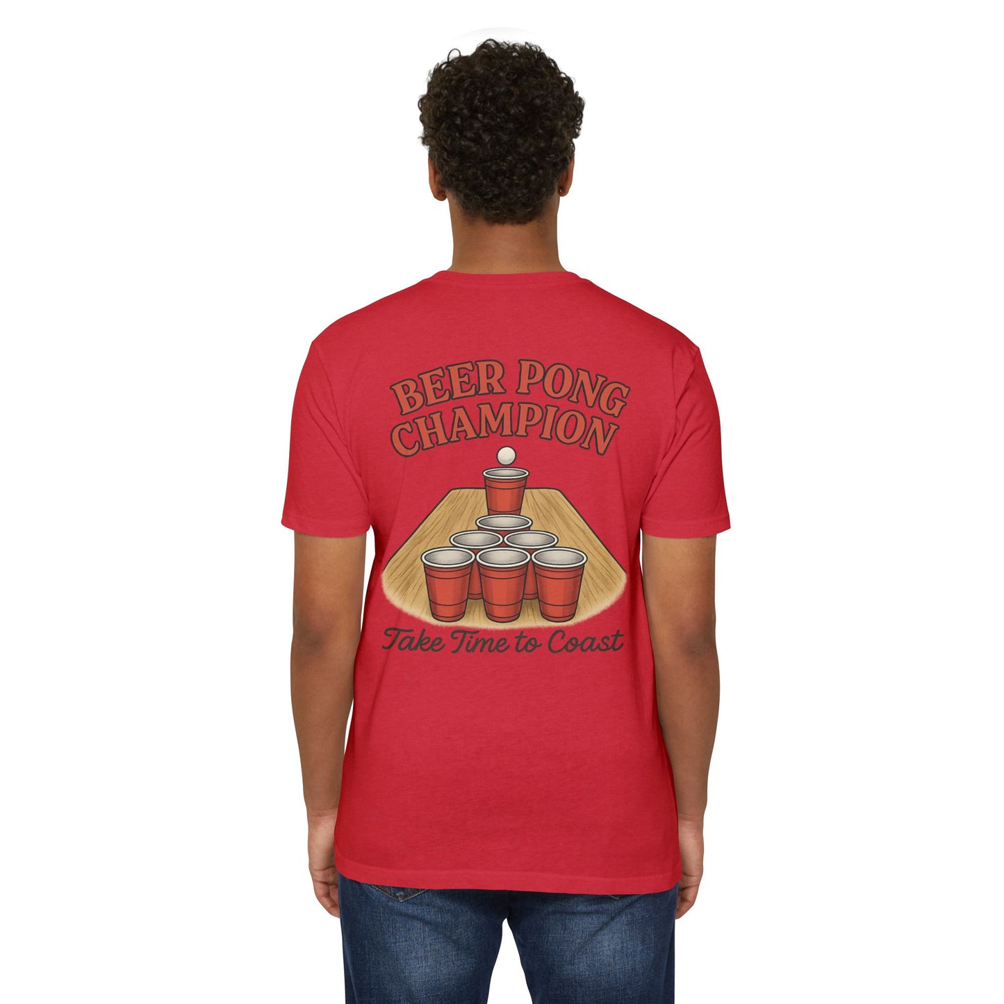 SB College Years Line Beer Pong Champion Tee