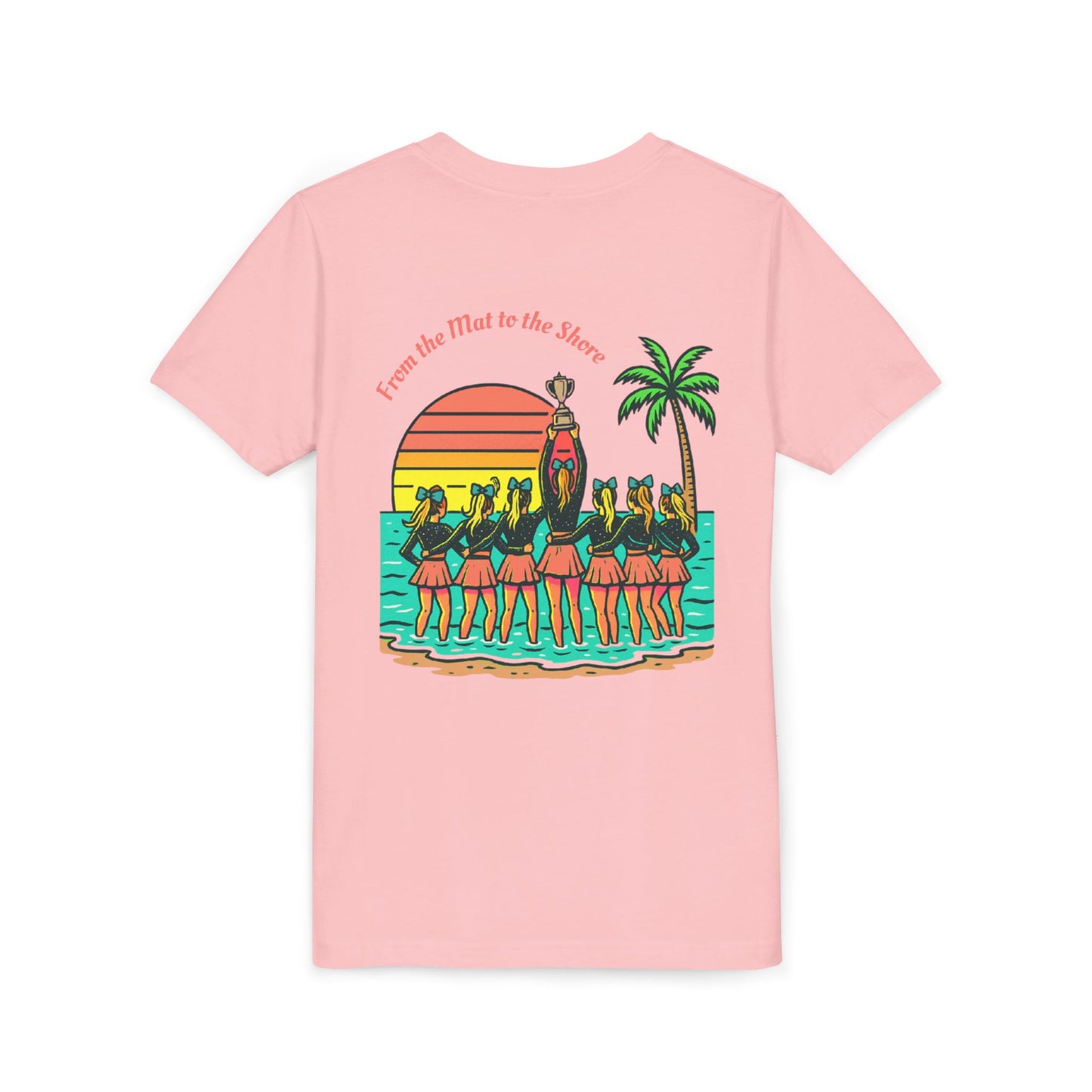 Youth SB Cheer Line From the Mat to the Shore Tee