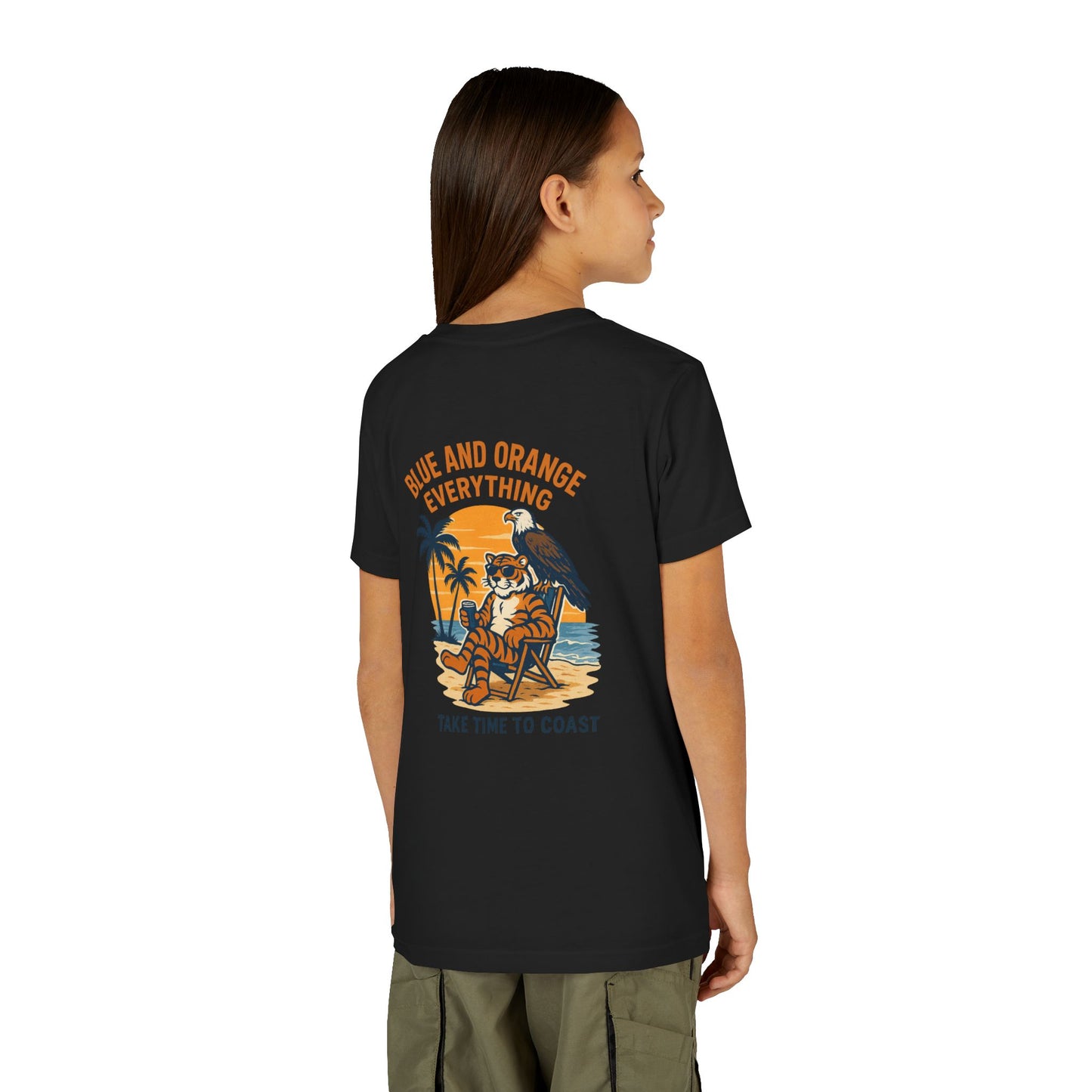 Youth SB Sports Line Blue and Orange Everything Tee