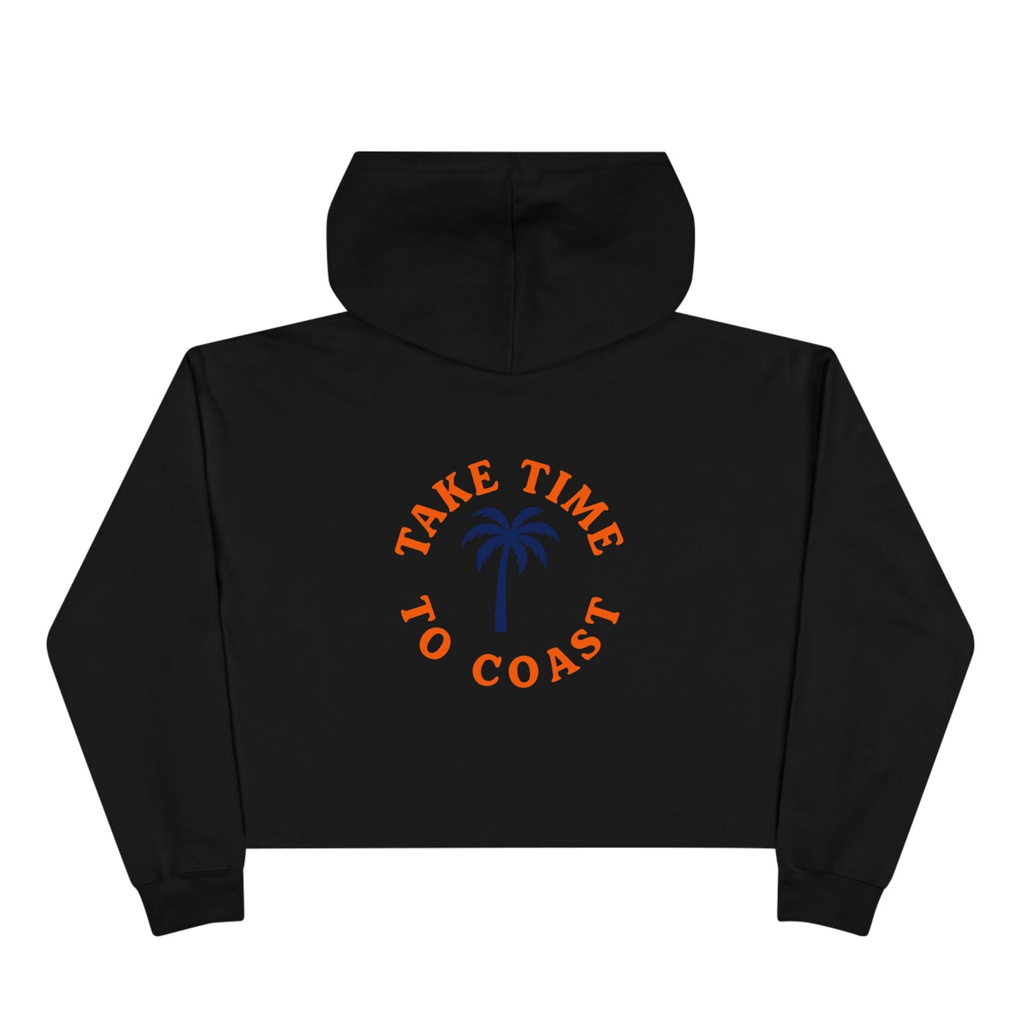 SB Sports Line Navy and Orange Edition Crop Hoodie