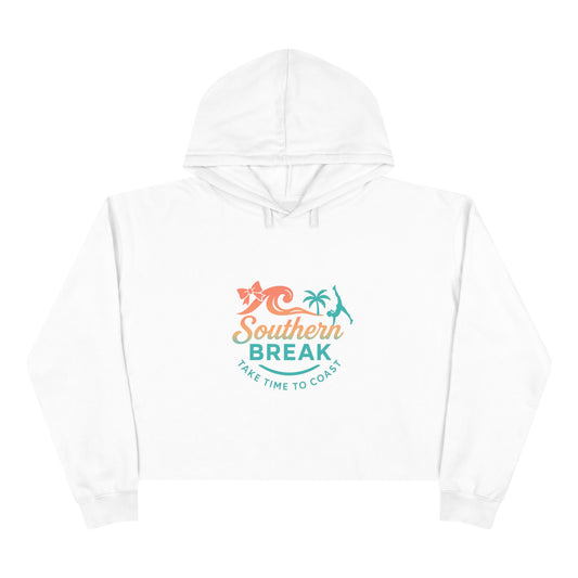 SB Cheer Line Take Time to Coast Crop Hoodie