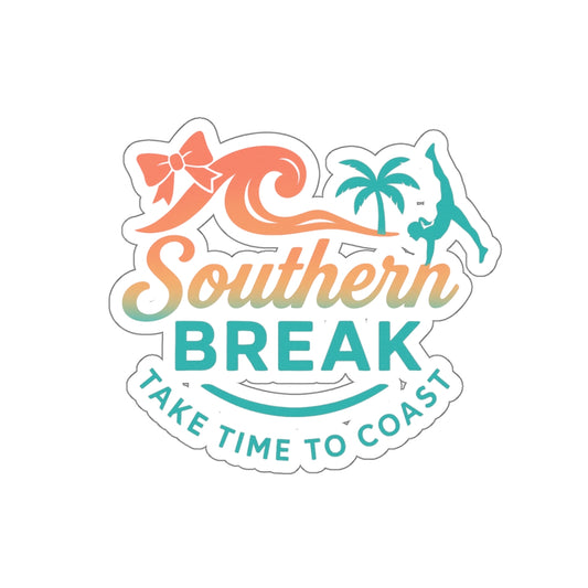 Southern Break Cheer Line Die-Cut Sticker