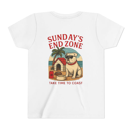 Youth SB Sports Line Sundays Endzone Tee