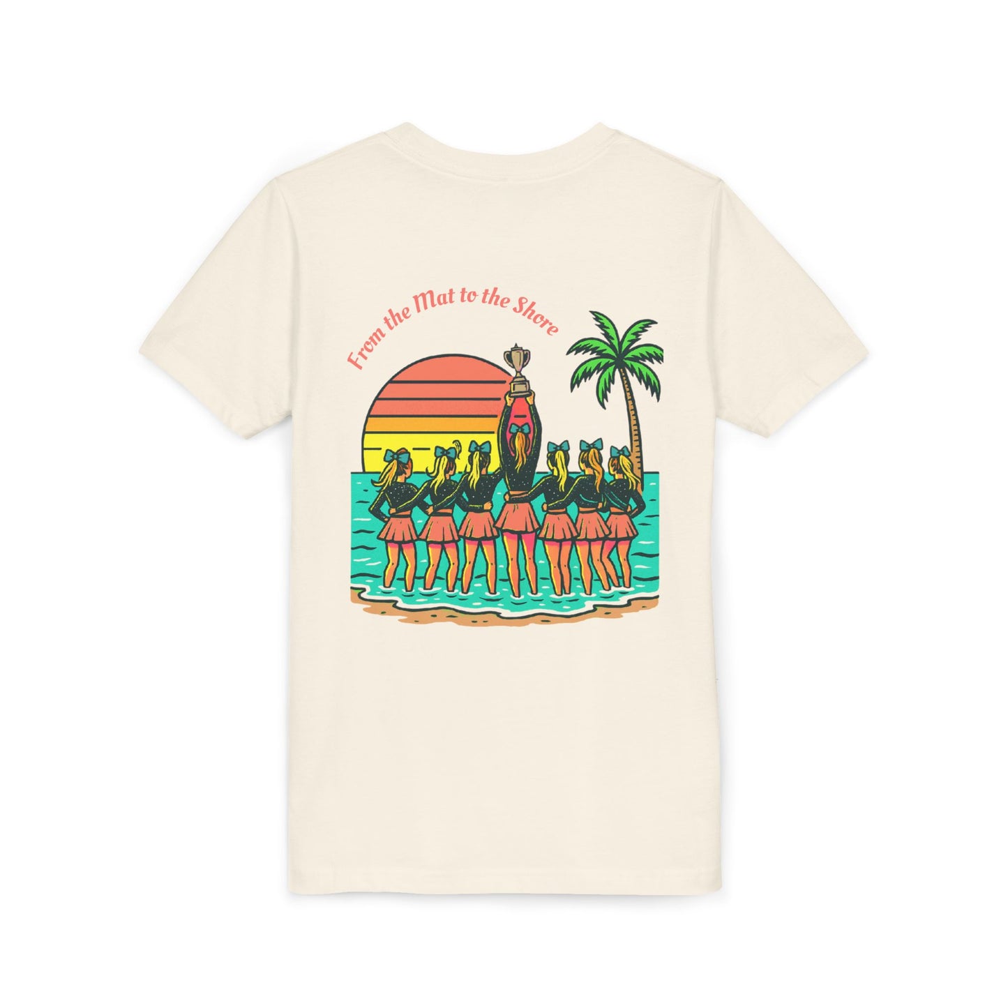 Youth SB Cheer Line From the Mat to the Shore Tee