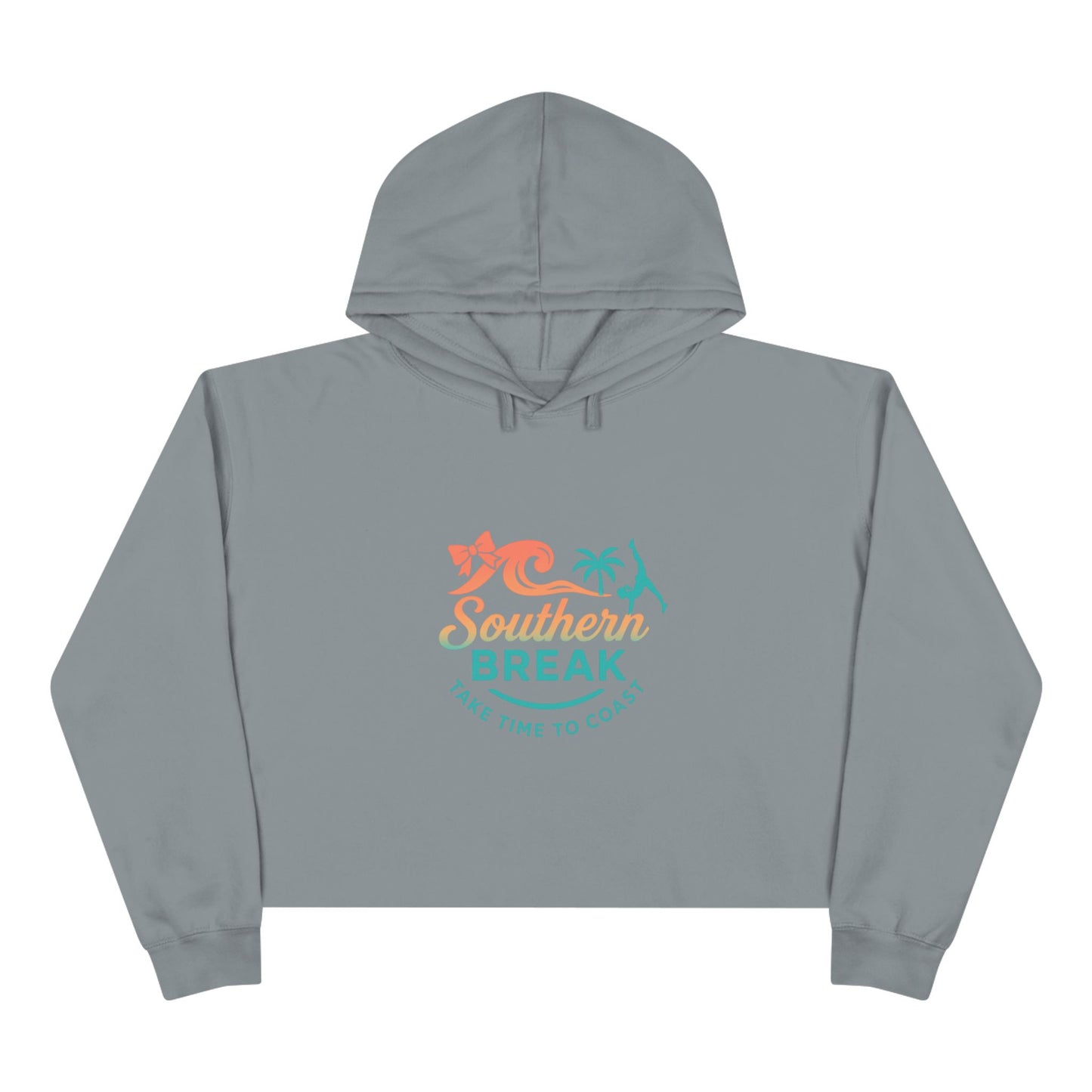 SB Cheer Line Take Time to Coast Crop Hoodie