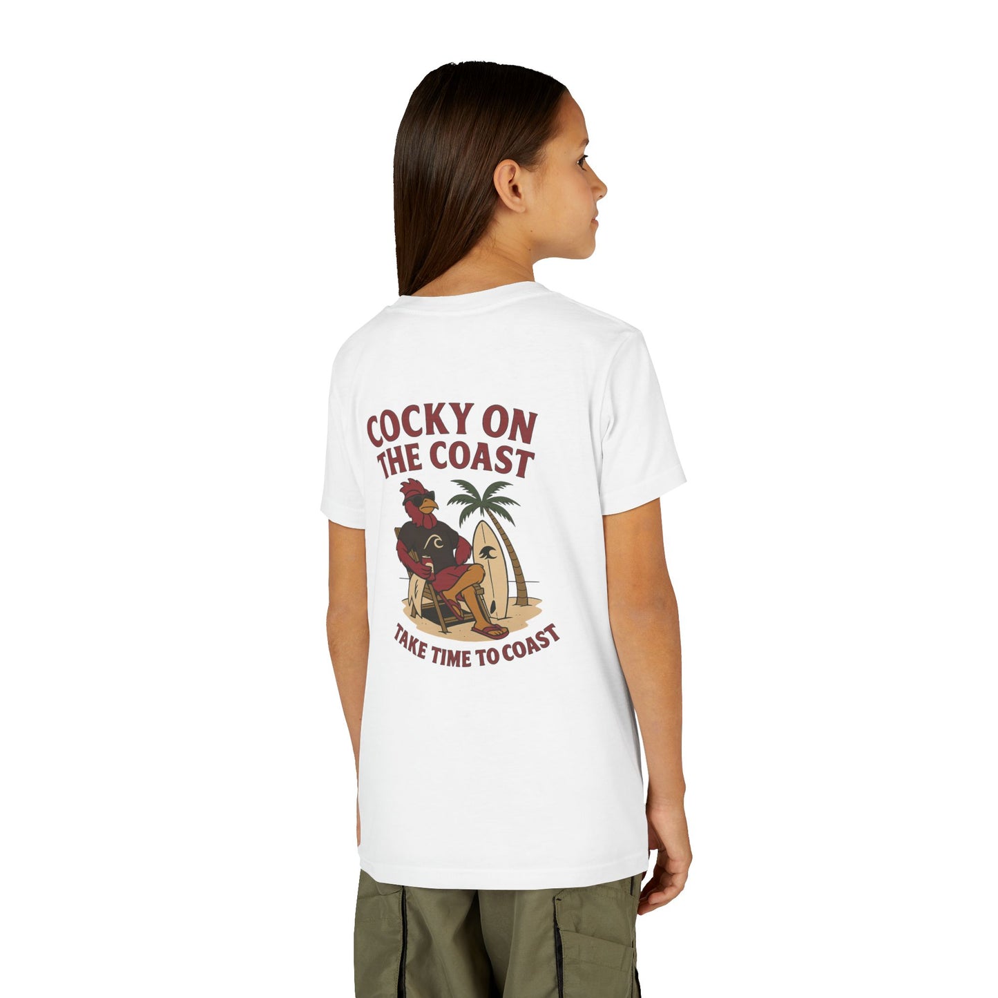 Youth SB Sports Line Cocky on the Coast Tee