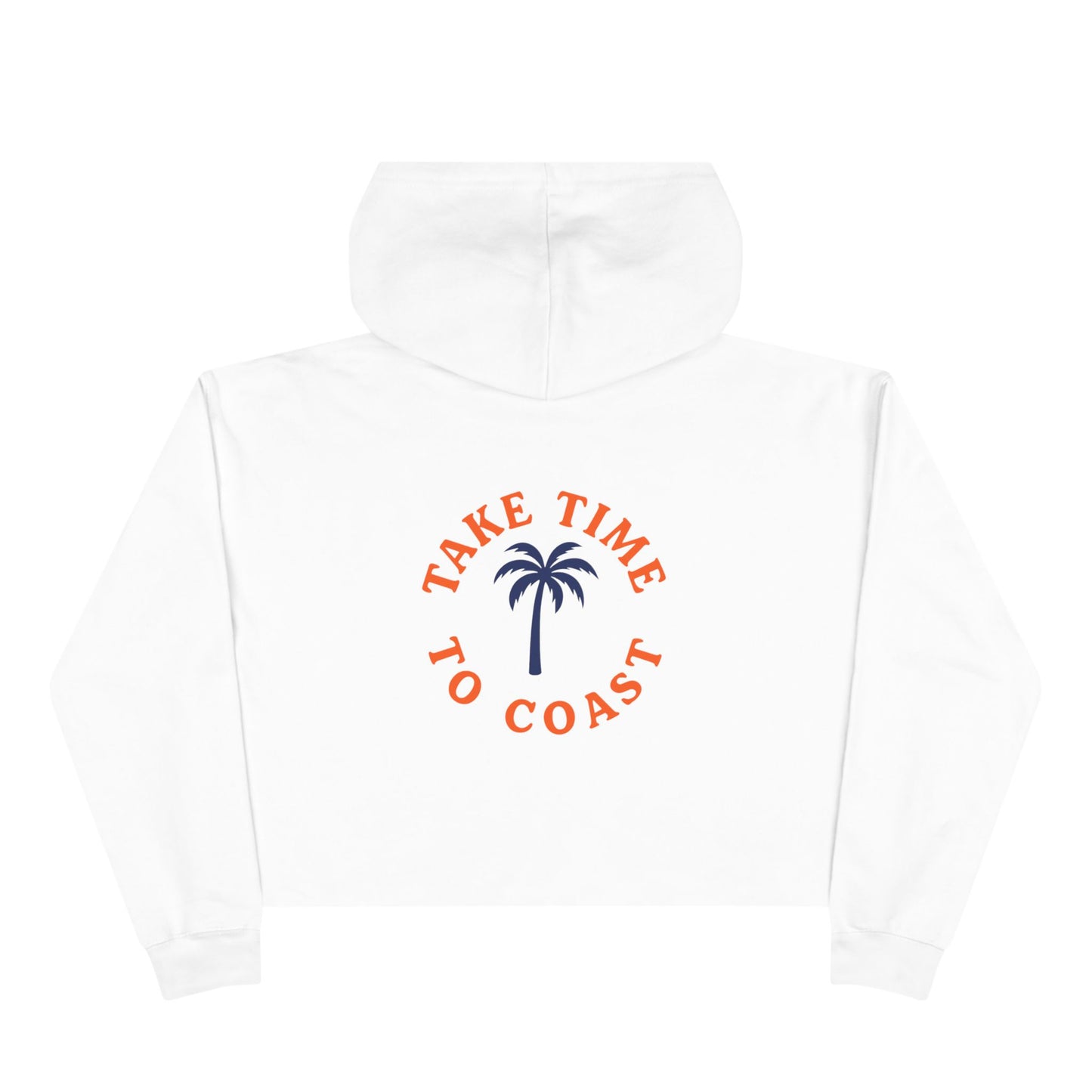 SB Sports Line Navy and Orange Edition Crop Hoodie