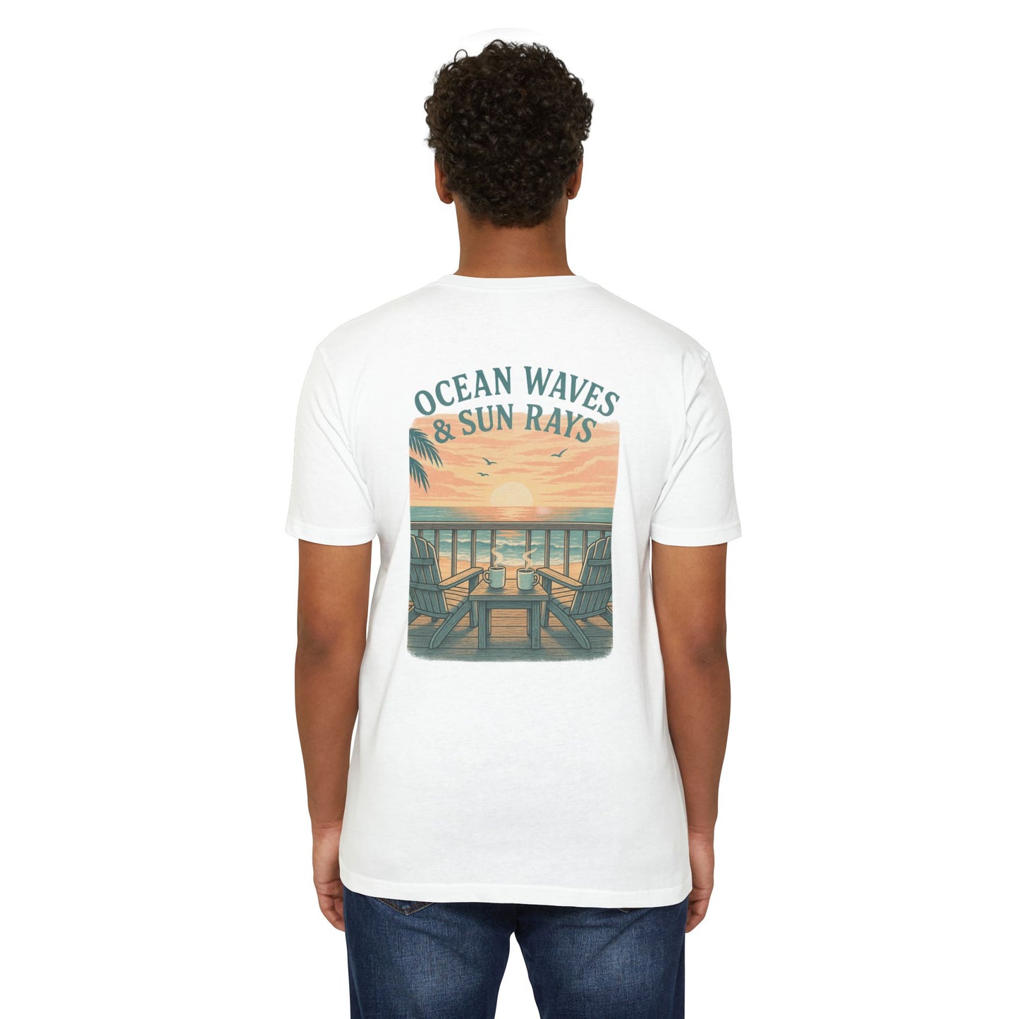 SB OG Ocean Waves and Sun Rays Tee