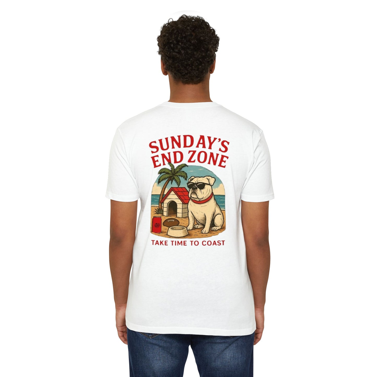 SB Sports Line Sundays Endzone Tee