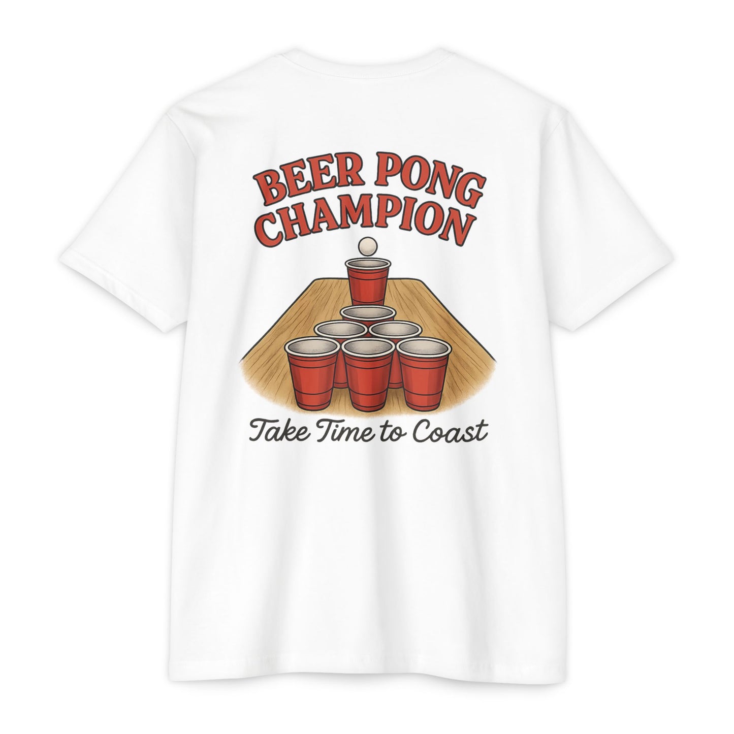 SB College Years Line Beer Pong Champion Tee