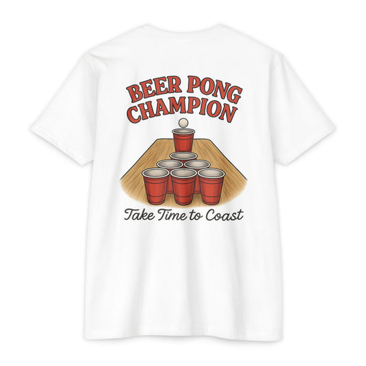 SB College Years Line Beer Pong Champion Tee