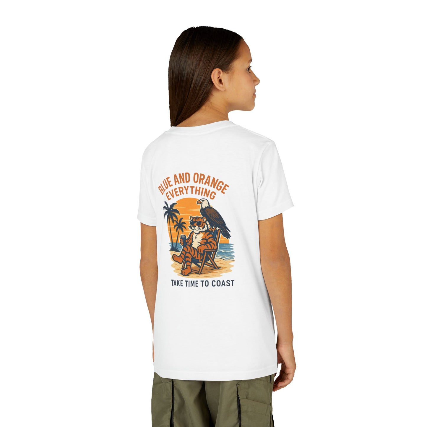 Youth SB Sports Line Blue and Orange Everything Tee
