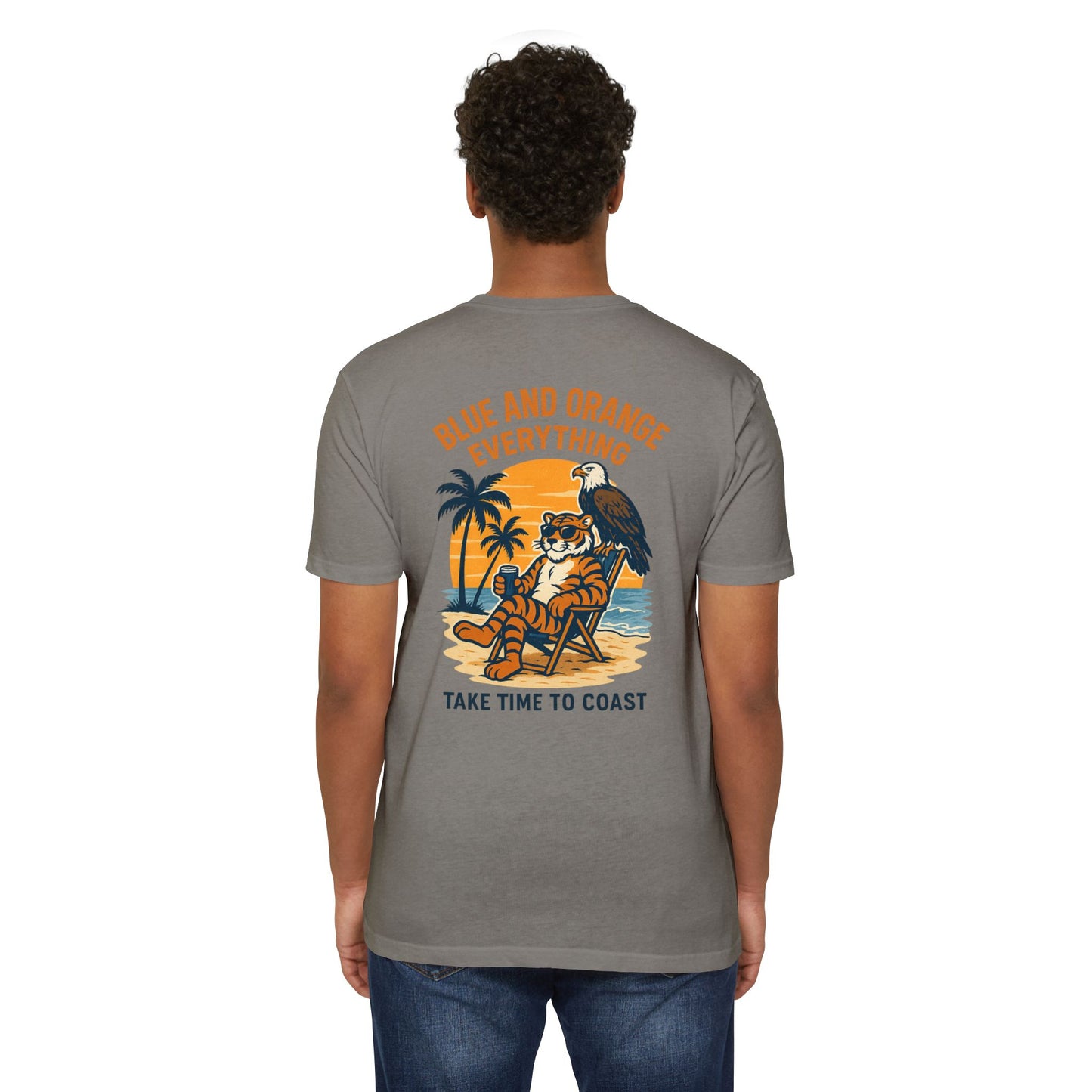 SB Sports Line Blue and Orange Everything Tee
