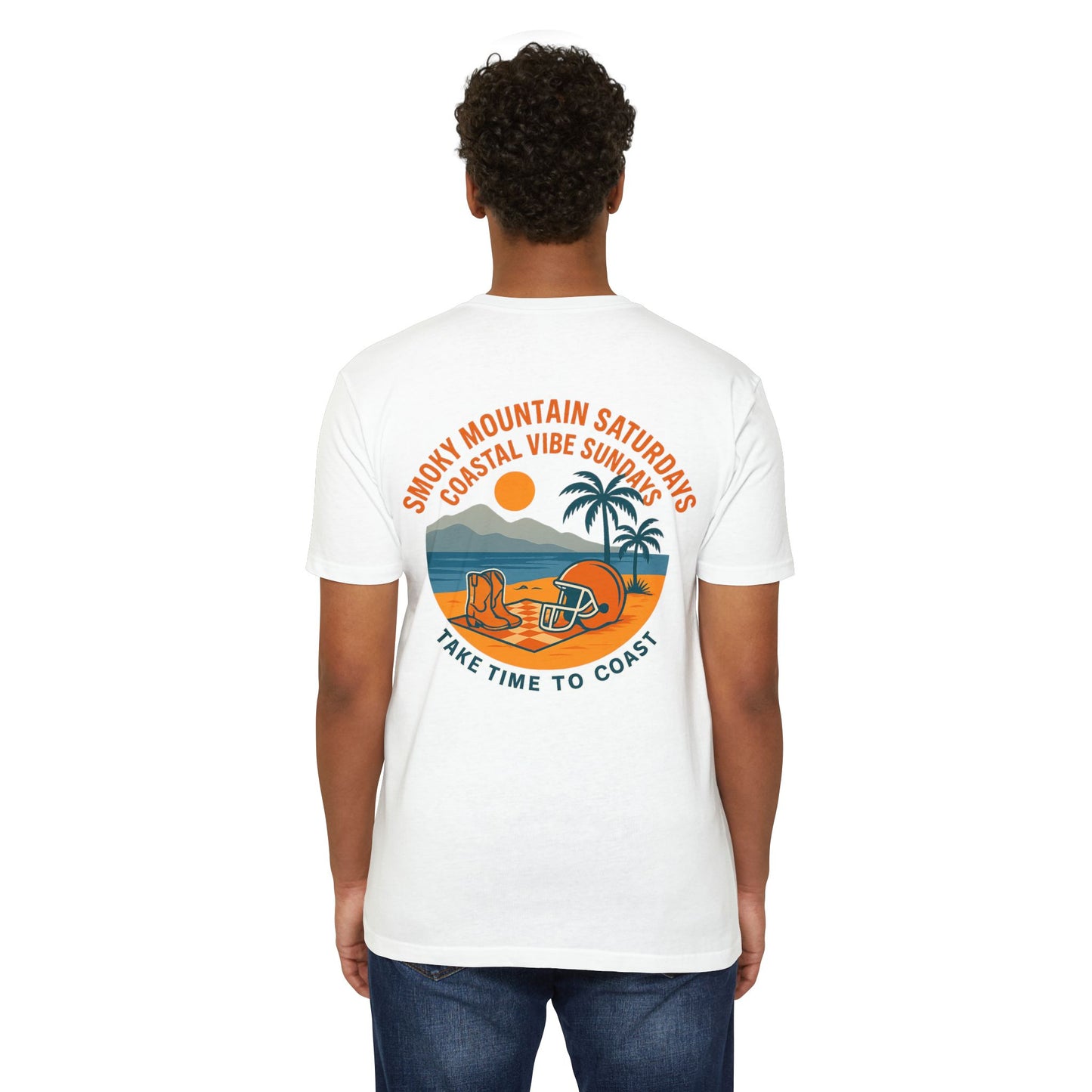 SB Sports Line Orange and Smoke Coastline Tee