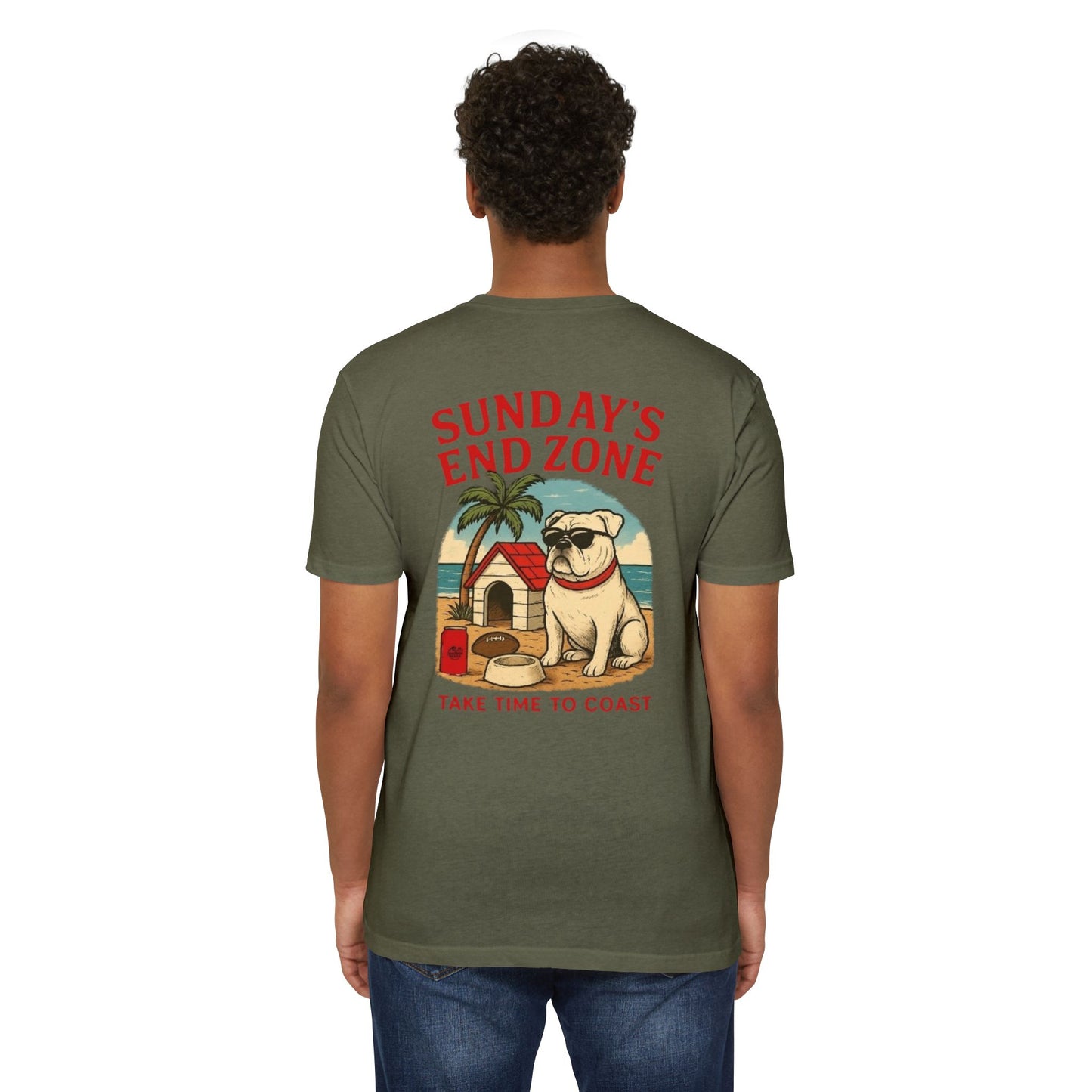 SB Sports Line Sundays Endzone Tee