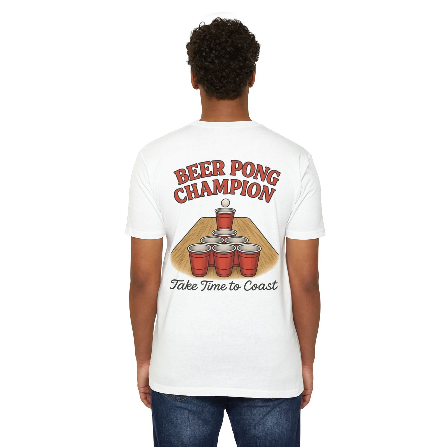 SB College Years Line Beer Pong Champion Tee