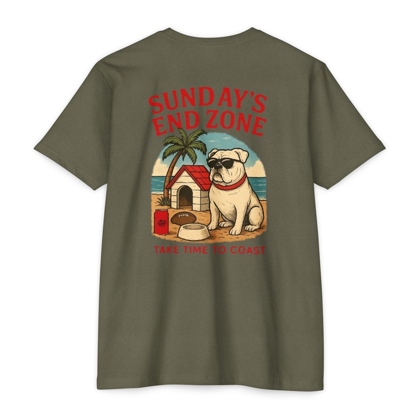 SB Sports Line Sundays Endzone Tee